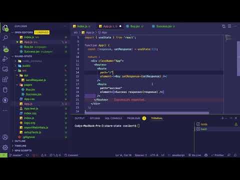How to Share State Between React Routes After Form Submission? thumbnail