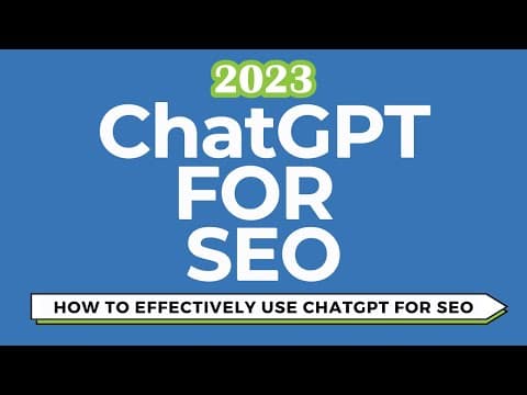 How Can ChatGPT Enhance Your SEO Strategy? thumbnail