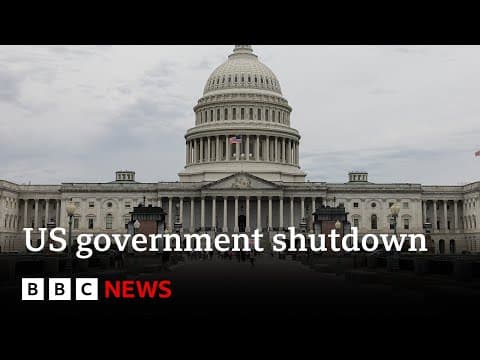 What could happen during the US government shutdown? | BBC News thumbnail
