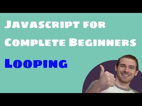 Javascript for Complete Beginners: Looping thumbnail