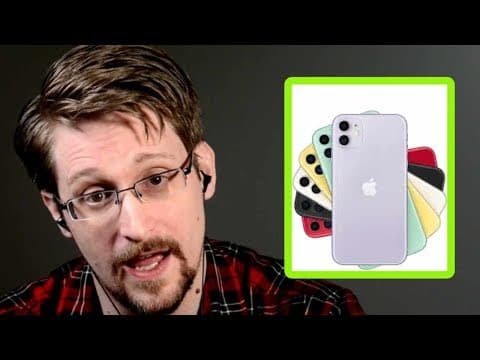 Edward Snowden: How Your Cell Phone Spies on You thumbnail