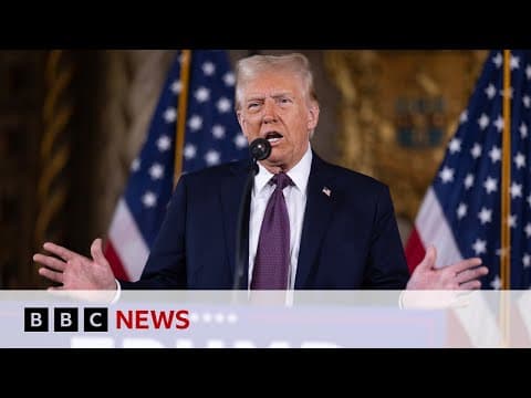 Donald Trump says US needs Greenland and Canada for 'national security' | BBC News thumbnail