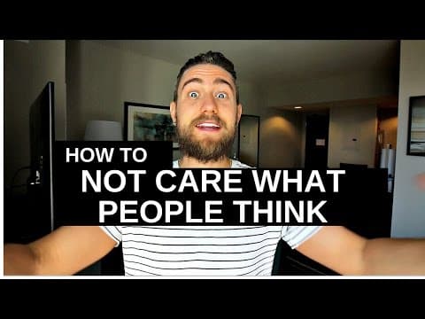 How to be Yourself 100% (and stop caring what people think of you) thumbnail