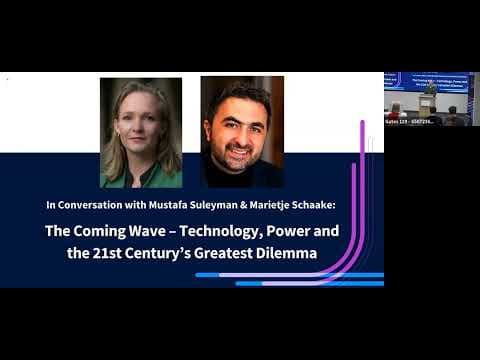 In Conversation with Mustafa Suleyman & Marietje Schaake thumbnail