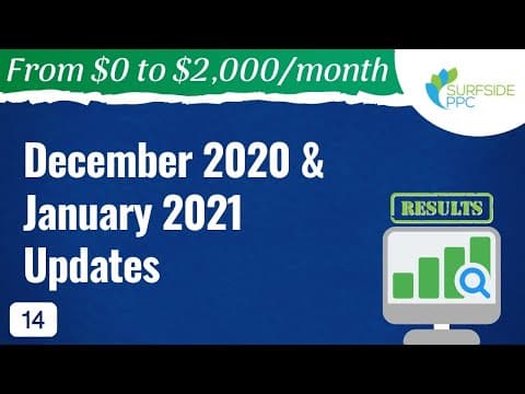 December and January Updates - #14 - From $0 to $2K thumbnail