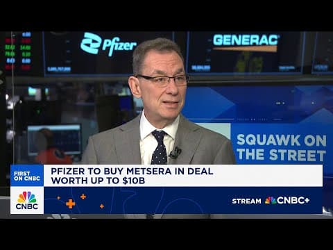 Pfizer CEO: Metsera deal gives us 'one of the most exciting, advanced portfolios' in obesity drugs thumbnail