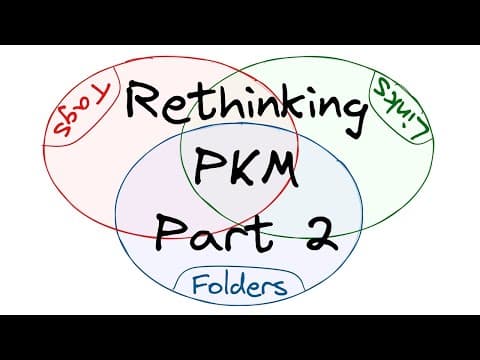 Rethinking PKM Part 2: Links, Tags, and Filepaths thumbnail