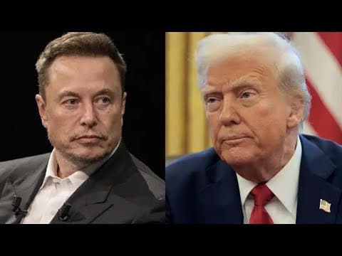 WHOA: Trump THREATENS Elon Musk as feud EXPLODES thumbnail