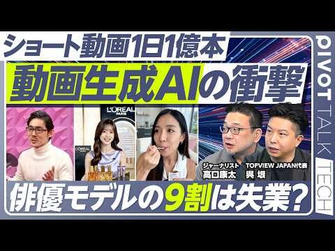 AI動画生成の未来と俳優の行方は? thumbnail