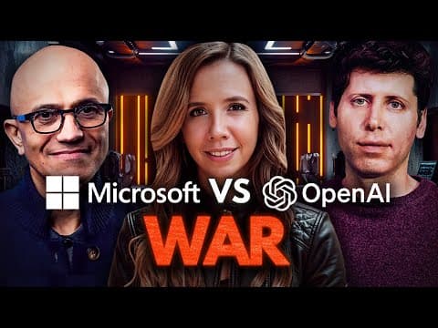 Microsoft Just BETRAYED OpenAI - Why This Changes Everything for AI in 2025 thumbnail