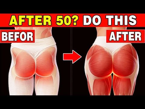 Over 50? 2 Essential Exercises to Quickly Build Stronger Glutes | Senior Wellness thumbnail