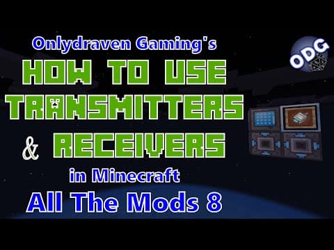 Minecraft - All The Mods 8 - How to Use Transmitters & Receivers for Multiple Refined Storage Access thumbnail