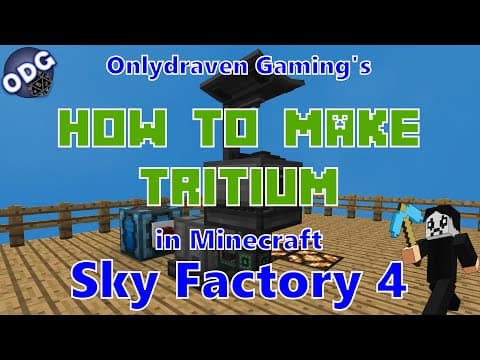 Minecraft - Sky Factory 4 - How to Make Tritium thumbnail
