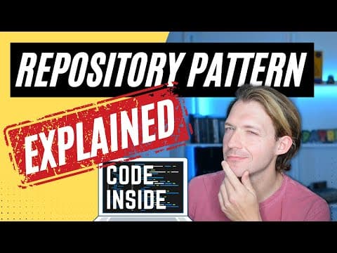 The Repository Pattern explained for EVERYONE (with Code Examples) 🚀 thumbnail