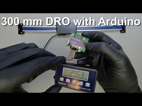300 mm DRO with Arduino (ATTiny85 and Nano) thumbnail