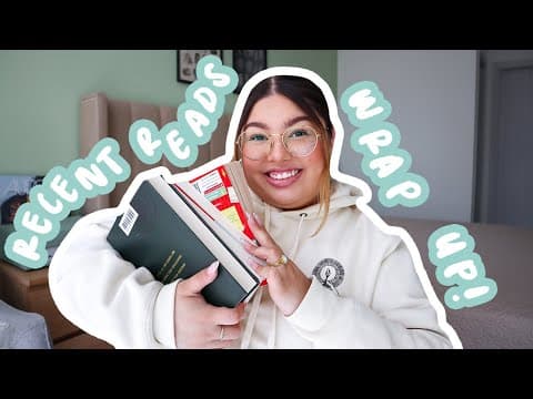 all the books i've read recently ๐ซถ๐ปโจ recent reads wrap up thumbnail