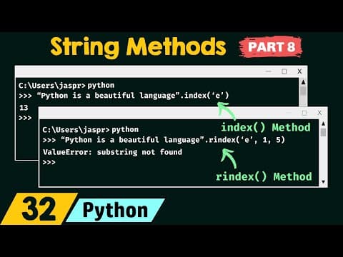 String Methods in Python (Part 8) thumbnail