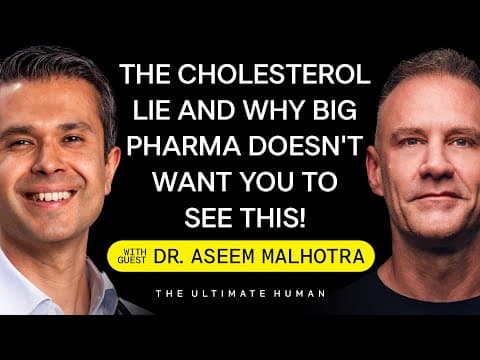 Dr. Aseem Malhotra: STOP Believing the Lie About High Cholesterol | TUH #110 thumbnail
