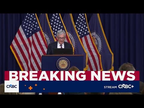 Fed Chair Jerome Powell talks inflation and labor market after leaving rates unchanged thumbnail