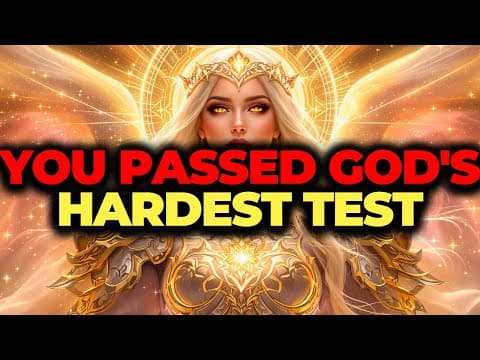 CHOSEN ONE, GOD GAVE YOU THE HARDEST TEST OF ALL — AND YOU PASSED THE RIGHT WAY 🙌🎉 thumbnail