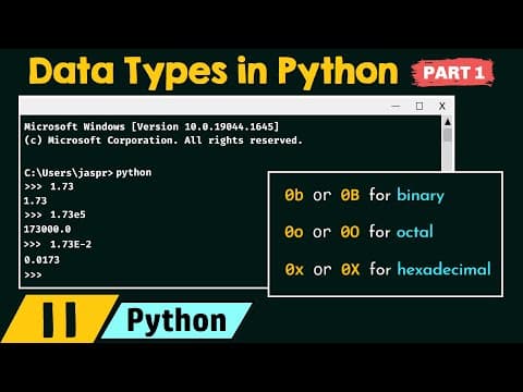 Basic Data Types in Python (Part 1) thumbnail