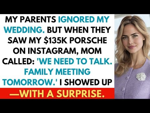 My Parents Ignored My Wedding, But When They Saw My $135,000 Porsche, They Remembered I Existed thumbnail