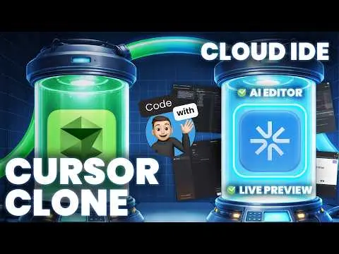 Build and Deploy a Cursor Clone | Next.js 16, React, Convex | Full Course 2026 thumbnail