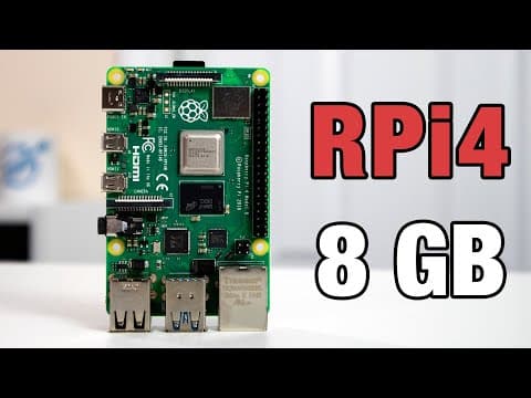 Raspberry Pi 4 8GB Ram First Look thumbnail