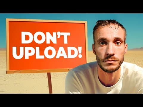 If I started a new YouTube channel, I'd do this first thumbnail