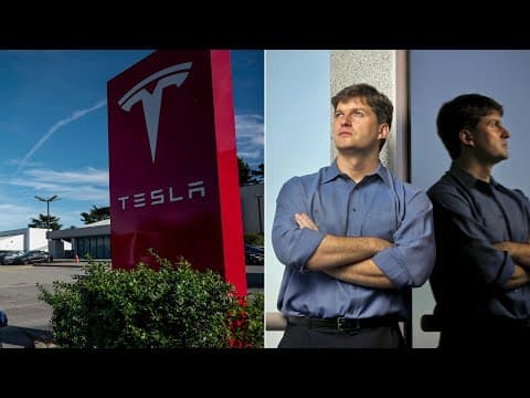 Burry Says Tesla Shares Are 'Ridiculously Overvalued' thumbnail