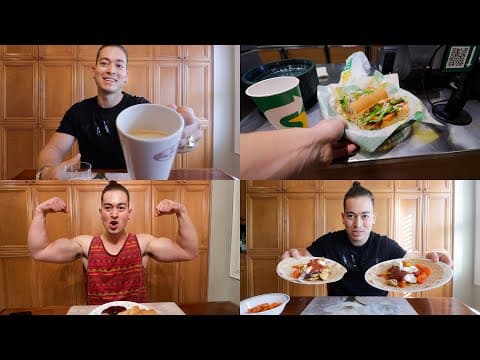 FULL DAY OF EATING! (Intermittent Fasting/Intuitive Eating.) thumbnail