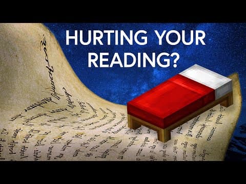 The Hidden Risk of Reading Before Bed (+ SOLUTIONS) thumbnail