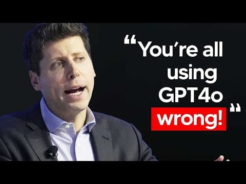 OpenAI Just REVEALED How To ACTUALLY Use GPT4o thumbnail