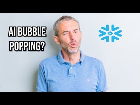 Snowflake Is PLUNGING | Did the AI Bubble Just POP? thumbnail