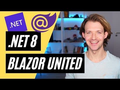 Blazor United will change Web Development forever 🔥 .NET 8 thumbnail