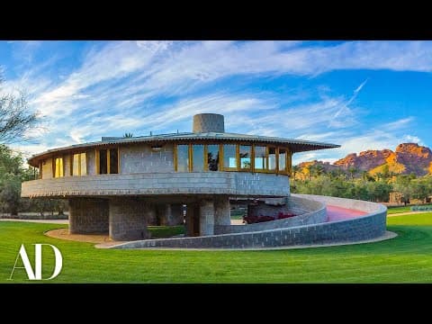 Inside The Home Frank Lloyd Wright Designed For His Son | Unique Spaces | Architectural Digest thumbnail