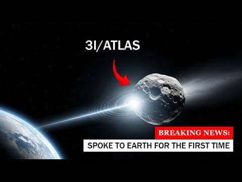 3I/ATLAS Just SPOKE to Earth - For the FIRST Time | Documentary For Sleep thumbnail