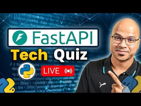 Tech Quiz | FastAPI | Sunday 6 PM IST thumbnail