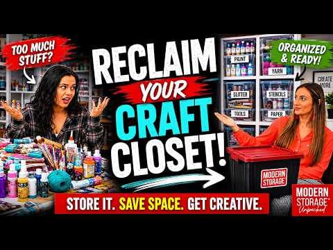 Hobby Hoarders | Reclaim Your Craft Closet 🎨🧵 thumbnail