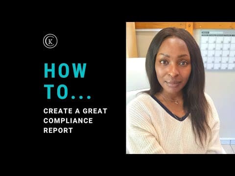 How To Create A Great Compliance Report thumbnail