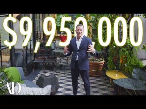Inside a $10M NYC Penthouse with a Tropical Garden | On the Market | Architectural Digest thumbnail
