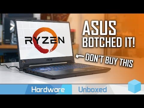 Don't Buy The Asus TUF Gaming A15 (2020 Model) thumbnail