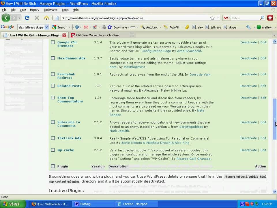 YouTube video player