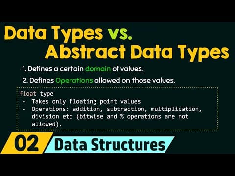 Data Types vs. Abstract Data Types thumbnail
