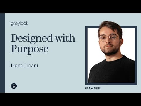 Tome's Henri Liriani | Hiring Startup Design Teams thumbnail