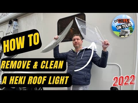 HOW TO REMOVE & CLEAN MOTORHOME SKYLIGHTS | MY MPK ROOF LIGHTS ARE DIRTY! thumbnail