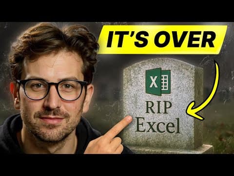 The end of Microsoft Excel's 40-Year Dominance? (Shortcut AI is INSANE) thumbnail