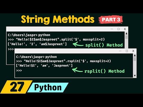 String Methods in Python (Part 3) thumbnail