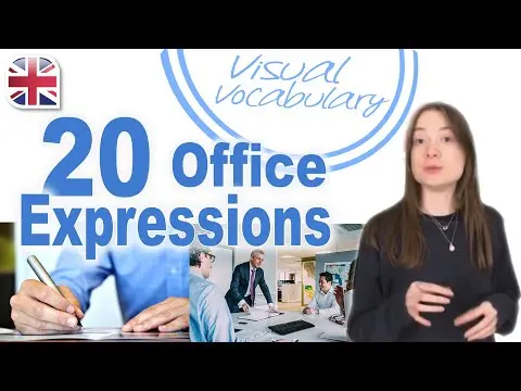 20 Office Expressions to Describe Your Workplace - Visual Vocabulary thumbnail