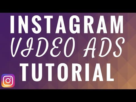 Instagram Feed Video Ads Tutorial - Instagram Video Ads in the Instagram Newsfeed thumbnail